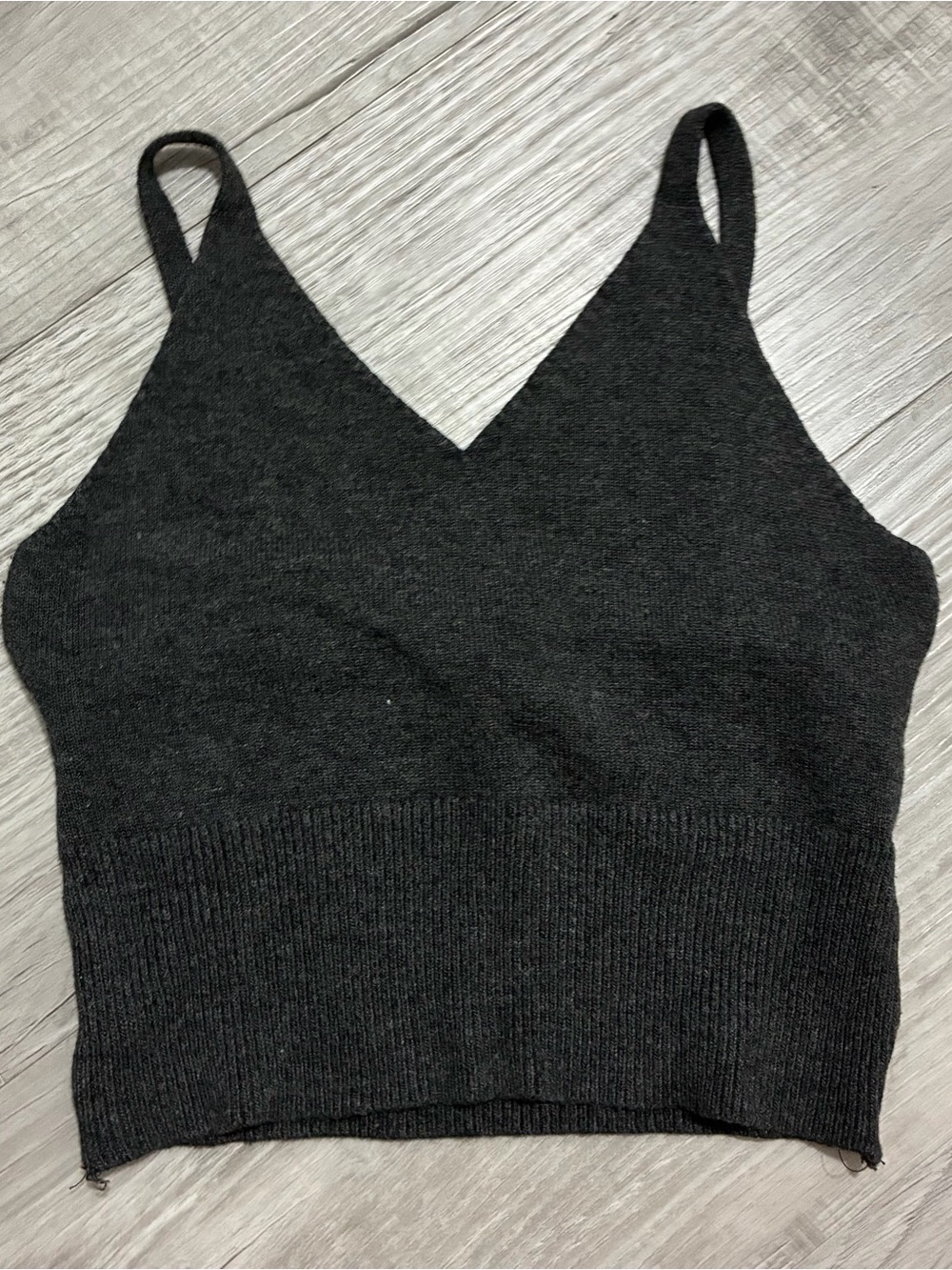 v-neck knit cami top
